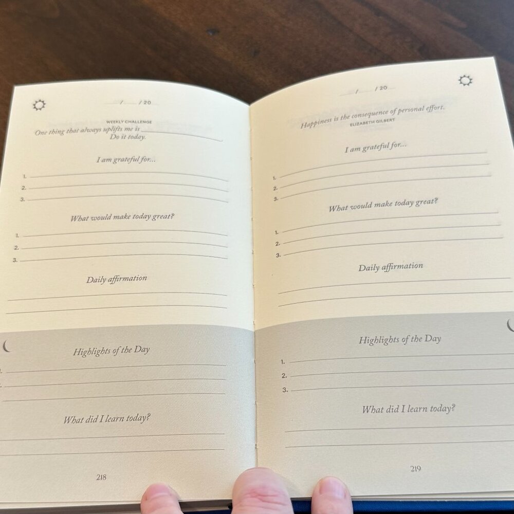 NEW - Intelligent Change - The Five Minute Journal - Blue - Picture 4 of 4